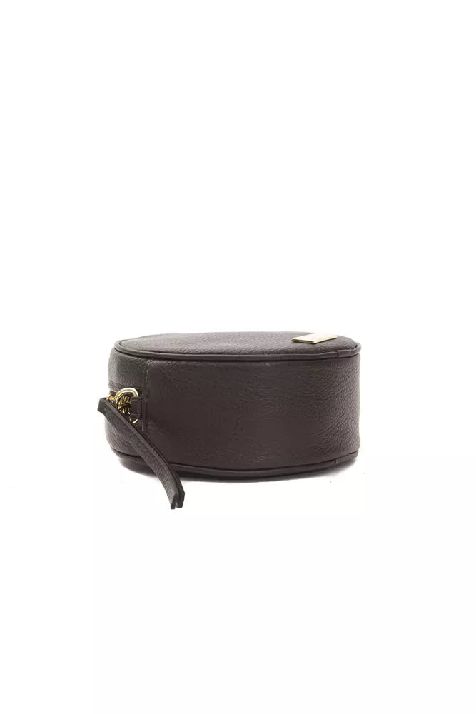 Pompei Donatella Brown Leather Women Crossbody Women's Bag