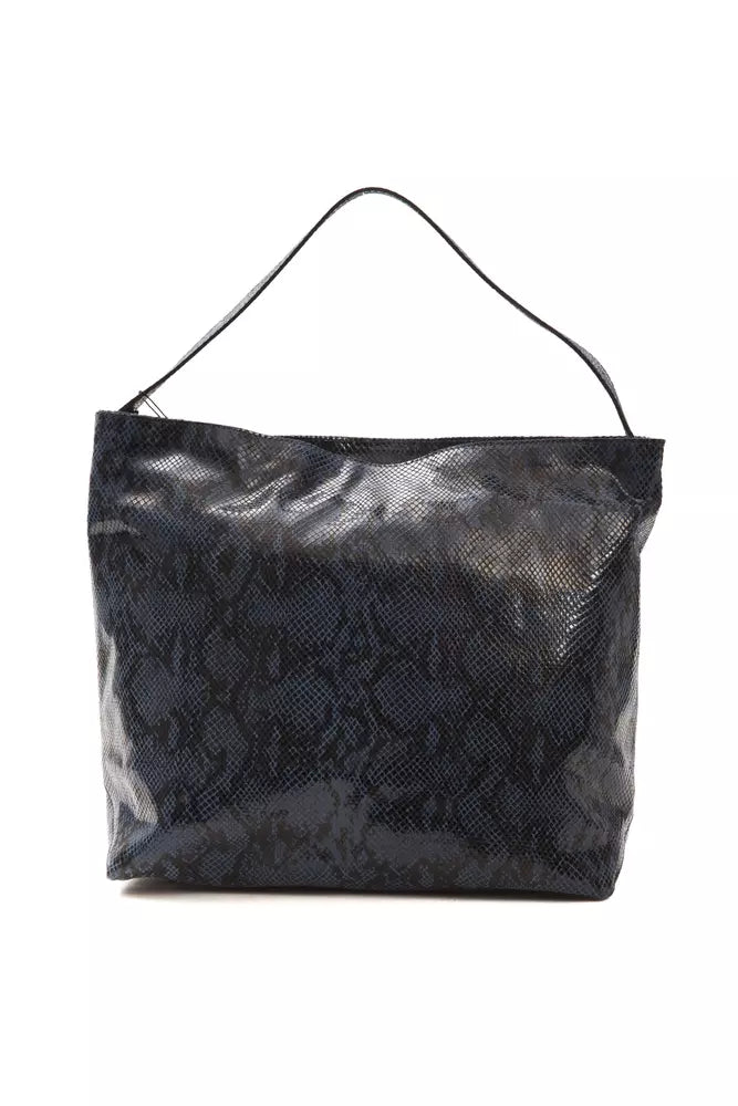 Pompei Donatella Blue Leather Women Shoulder Women's Bag