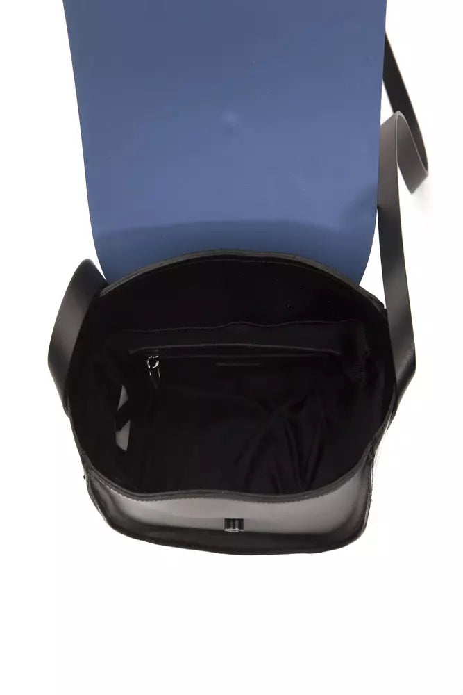 Pompei Donatella Blue Leather Women Crossbody Women's Bag