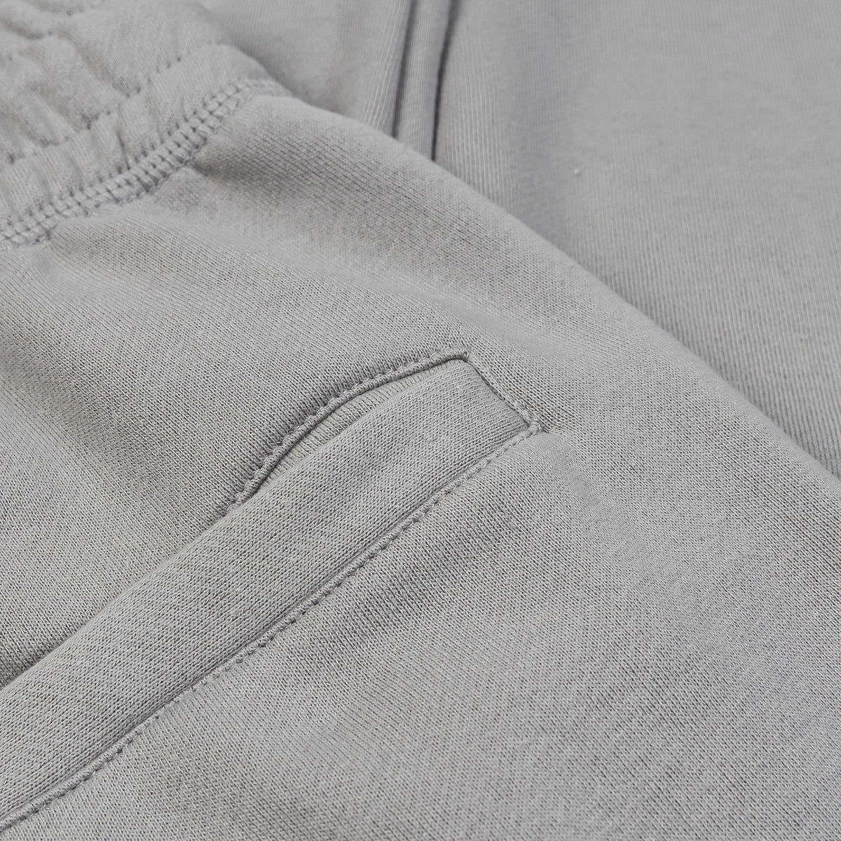 Exclusive Soft Fleece Jogger Mens Pants (Steel) — S — Back View