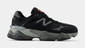 Exclusive 9060 Grade School Lifestyle Shoes (Black/Grey) — 3.5Y — Front View