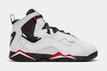 Exclusive True Flight Preschool Basketball Shoes (White/Black) — 10.5C — Front View