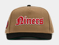 Exclusive Shoe Palace Exclusive San Francisco 49ers Khaki 950AF Snapback Mens Hat (Khaki/Red) — OS — Front View