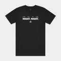 Exclusive Night Night Mens Short Sleeve Shirt (Black) — S — Front View