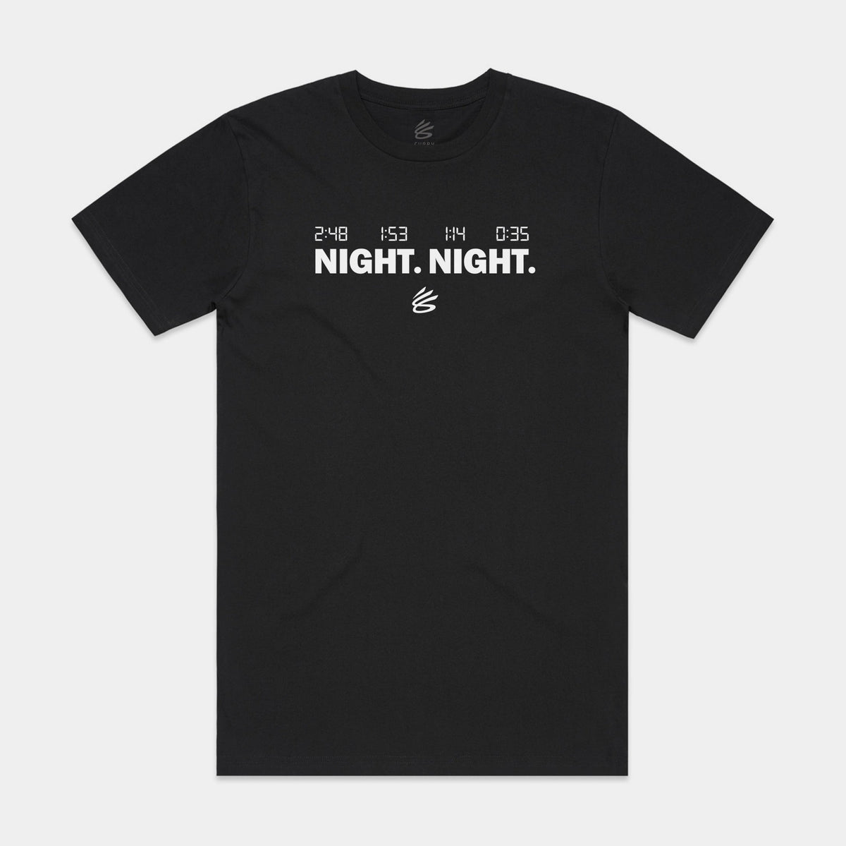 Exclusive Night Night Mens Short Sleeve Shirt (Black) — S — Front View
