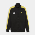 Exclusive Scuderia Ferrari Iconic T7 Motorsport Zip Up Mens Jacket (Black) — S — Front View