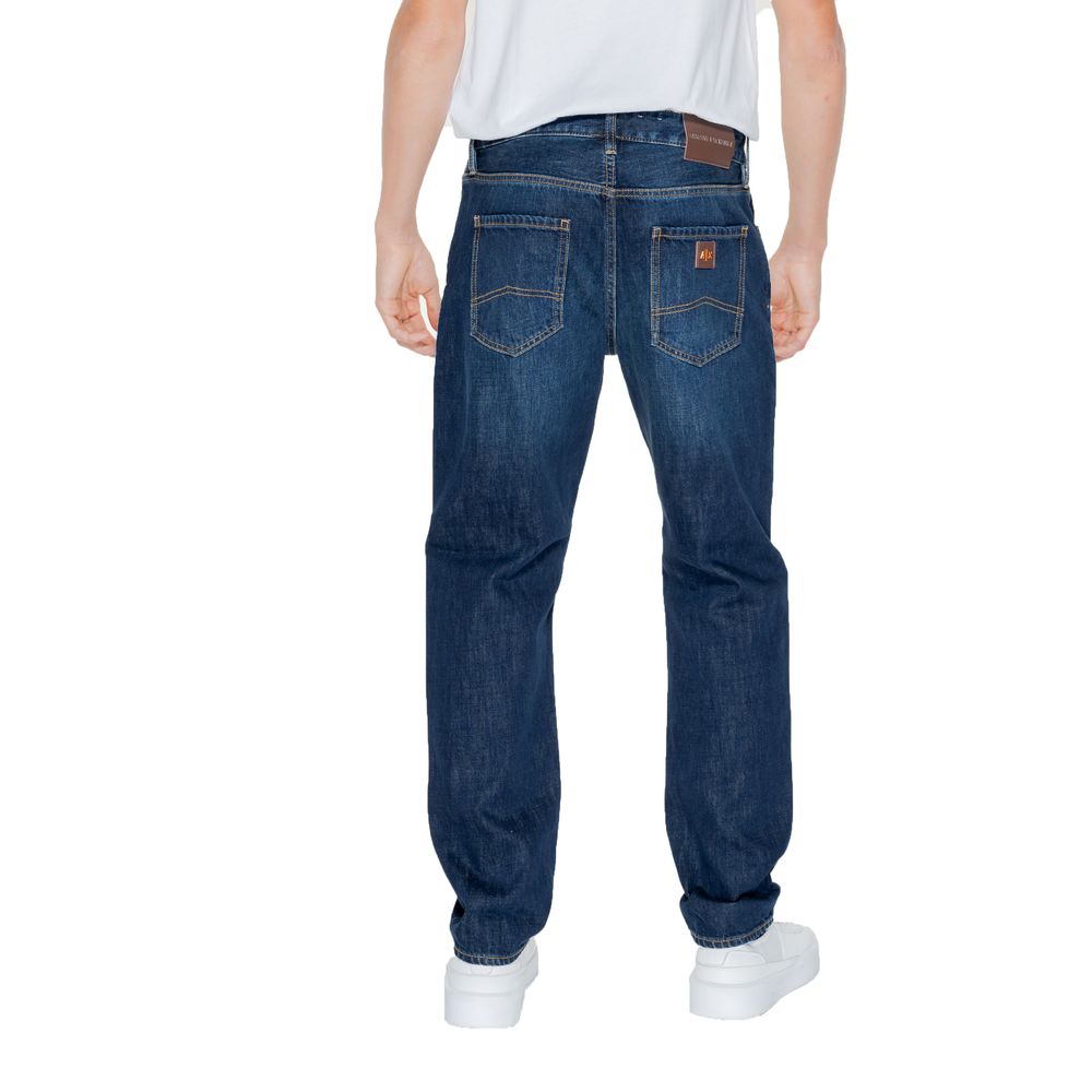 Armani Exchange Blue Cotton Skinny Men's Jeans