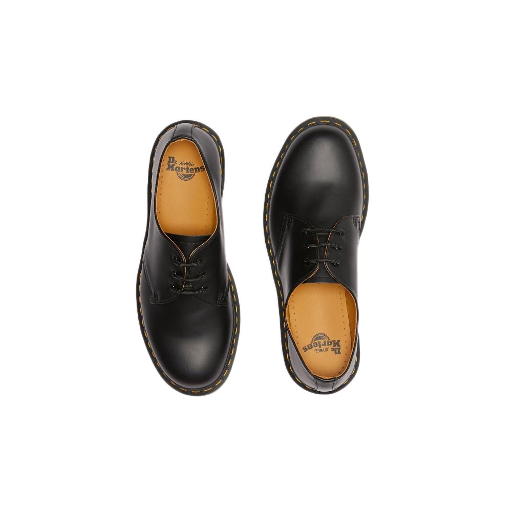Dr. Martens Black Leather Platform Women's Pumps