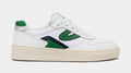 Exclusive Harlow Mens Lifestyle Shoes (White/Green) — 8 — Front View