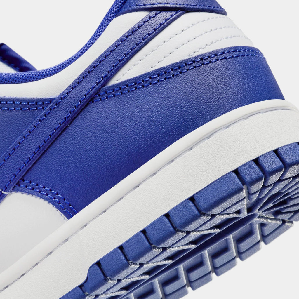 Exclusive Dunk Low Retro Mens Lifestyle Shoes (White/Concord/University Red) — 6 — Back View