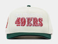 Exclusive Shoe Palace Exclusive San Francisco 49ers Red Chrome 950AF Snapback Mens Hat (White/Red) — OS — Front View