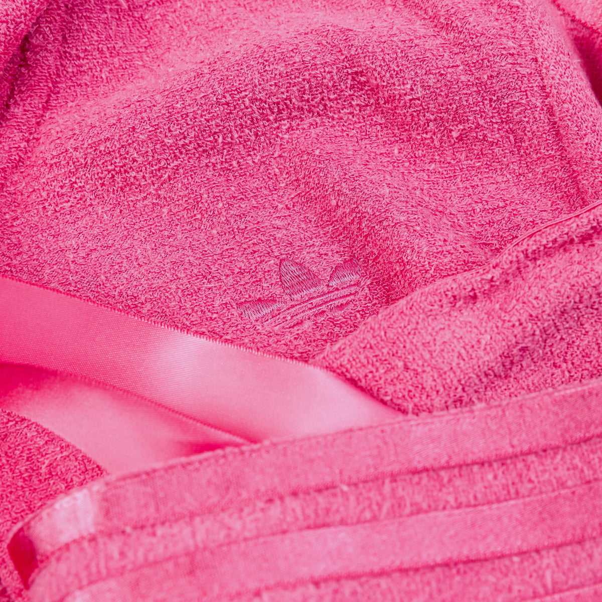 Exclusive Teddy Fleece Zip Up Womens Hoodie (Pink) — XS — Side View
