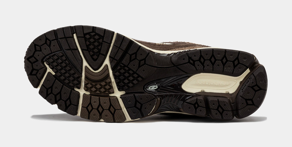 Exclusive Shoe Palace x New Balance 2002R Volcanic Rocks Mens Running Shoes (Brown) — 4 — Back View