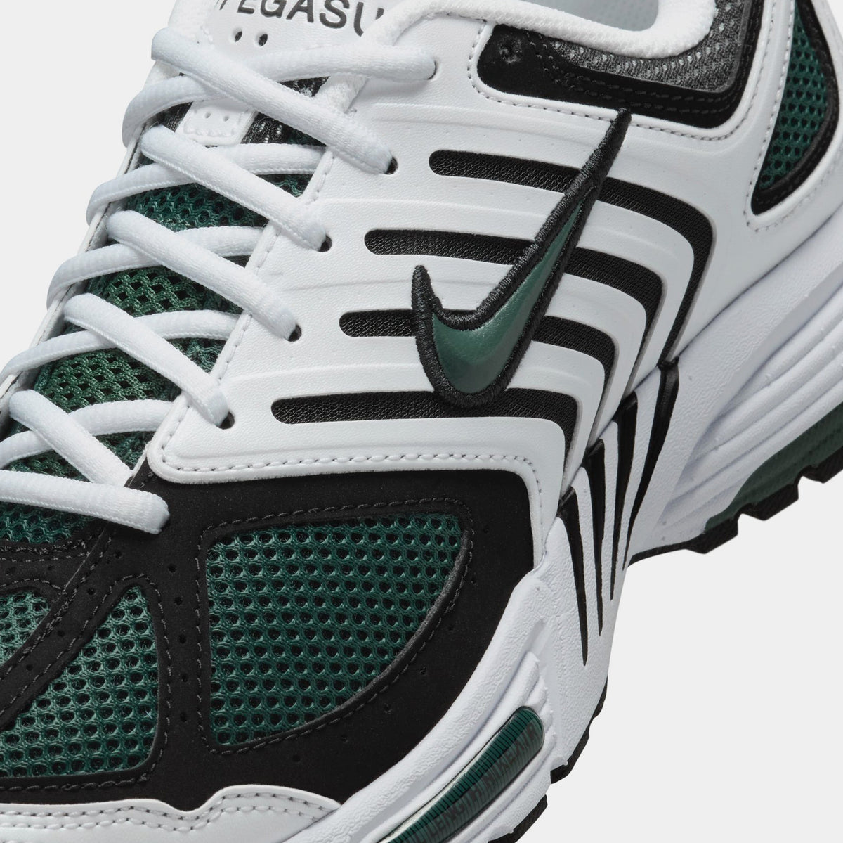 Exclusive Air Pegasus 2K5 White Vintage Green Womens Running Shoes (White/Black/Vintage Green) — 5 — Side View