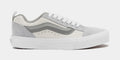 Exclusive Knu Skool Mens Skate Shoes (Grey/White) — 4 — Front View