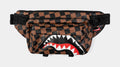 Exclusive Hangover Cargo Crossbody Mens Bag (Black/Brown) — OS — Front View