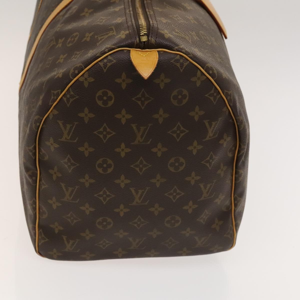 Louis Vuitton Keepall Bag Monogram Canvas Brown Canvas Bag (Pre-Owned)