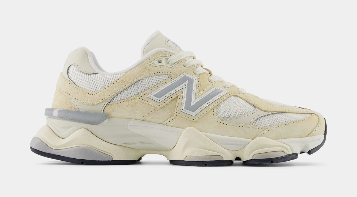 Exclusive 9060 Mens Lifestyle Shoes (Calcium/Sea Salt/Silver Metallic) — 4 — Front View