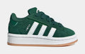 Exclusive Campus 00s Infant Toddler Lifestyle Shoes (Dark Green/Cloud White/Gum) — 4C — Front View