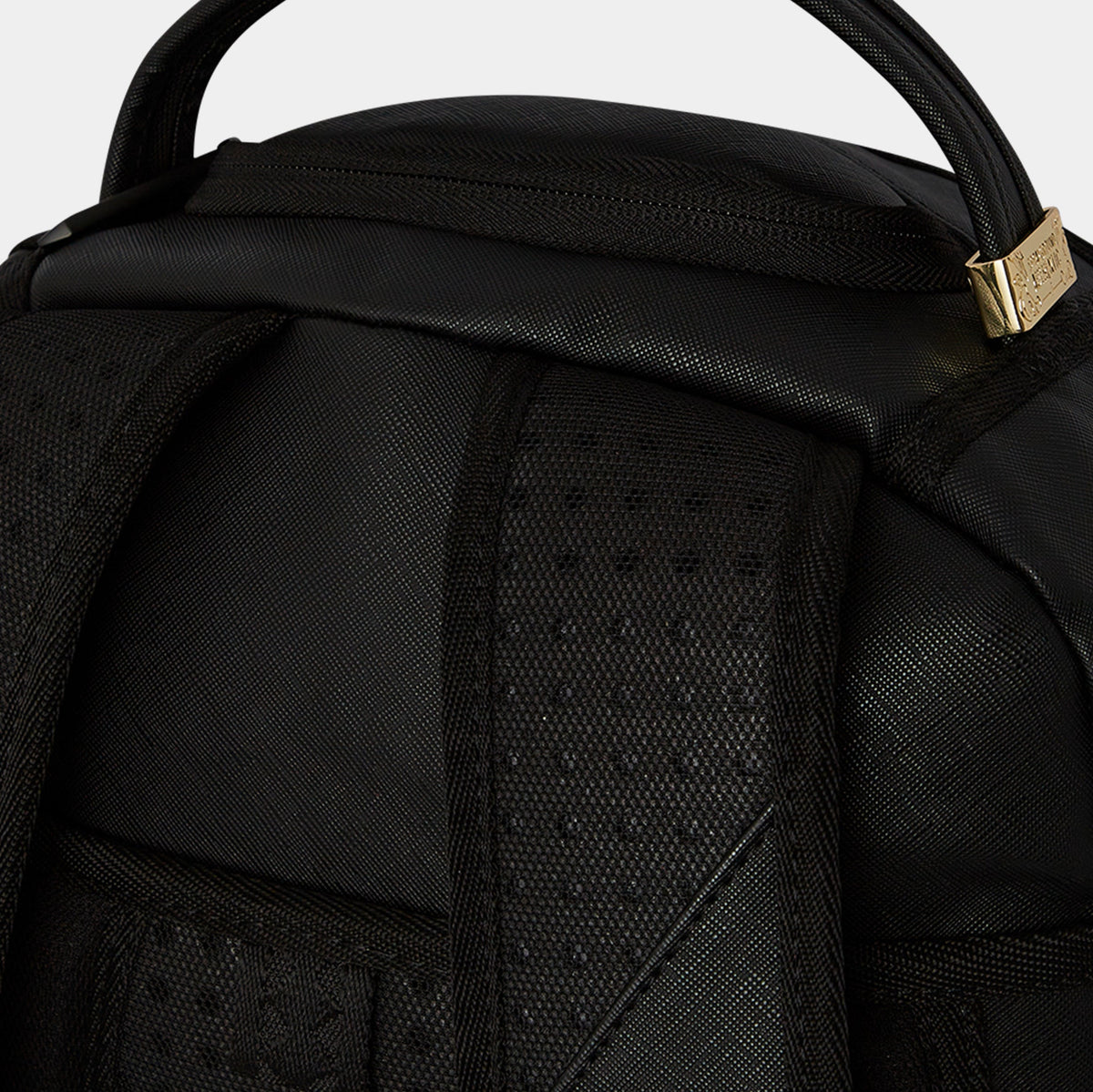 Exclusive Grand Tourer DLX Mens Backpack (Black/Beige) — OS — Detail View