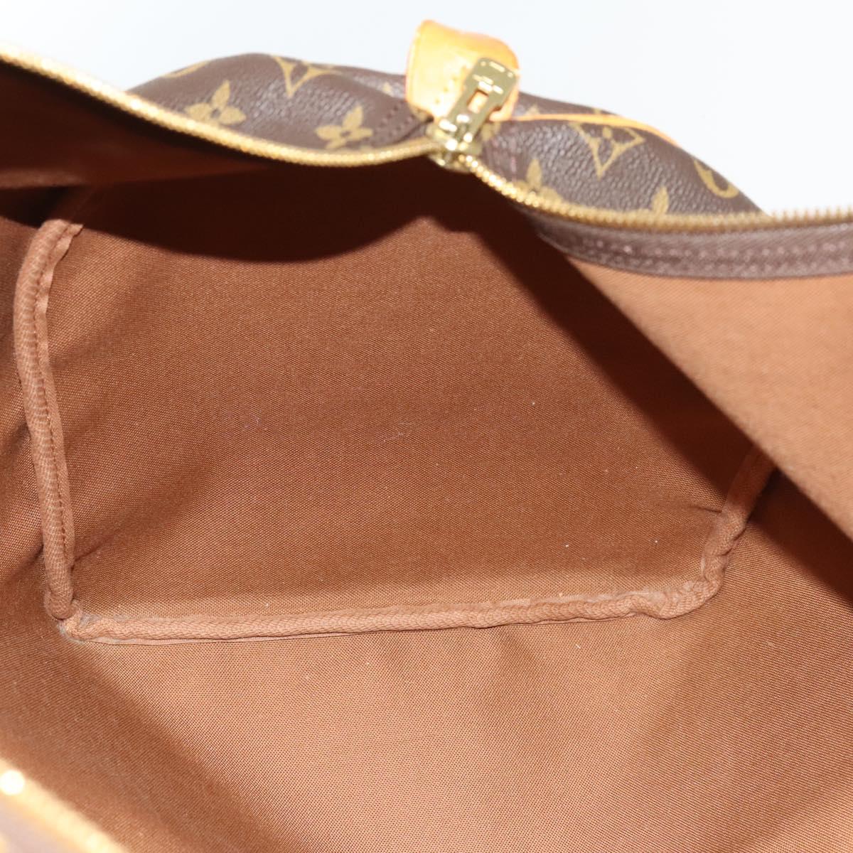 Louis Vuitton Keepall Bag Monogram Canvas Brown Canvas Bag (Pre-Owned)