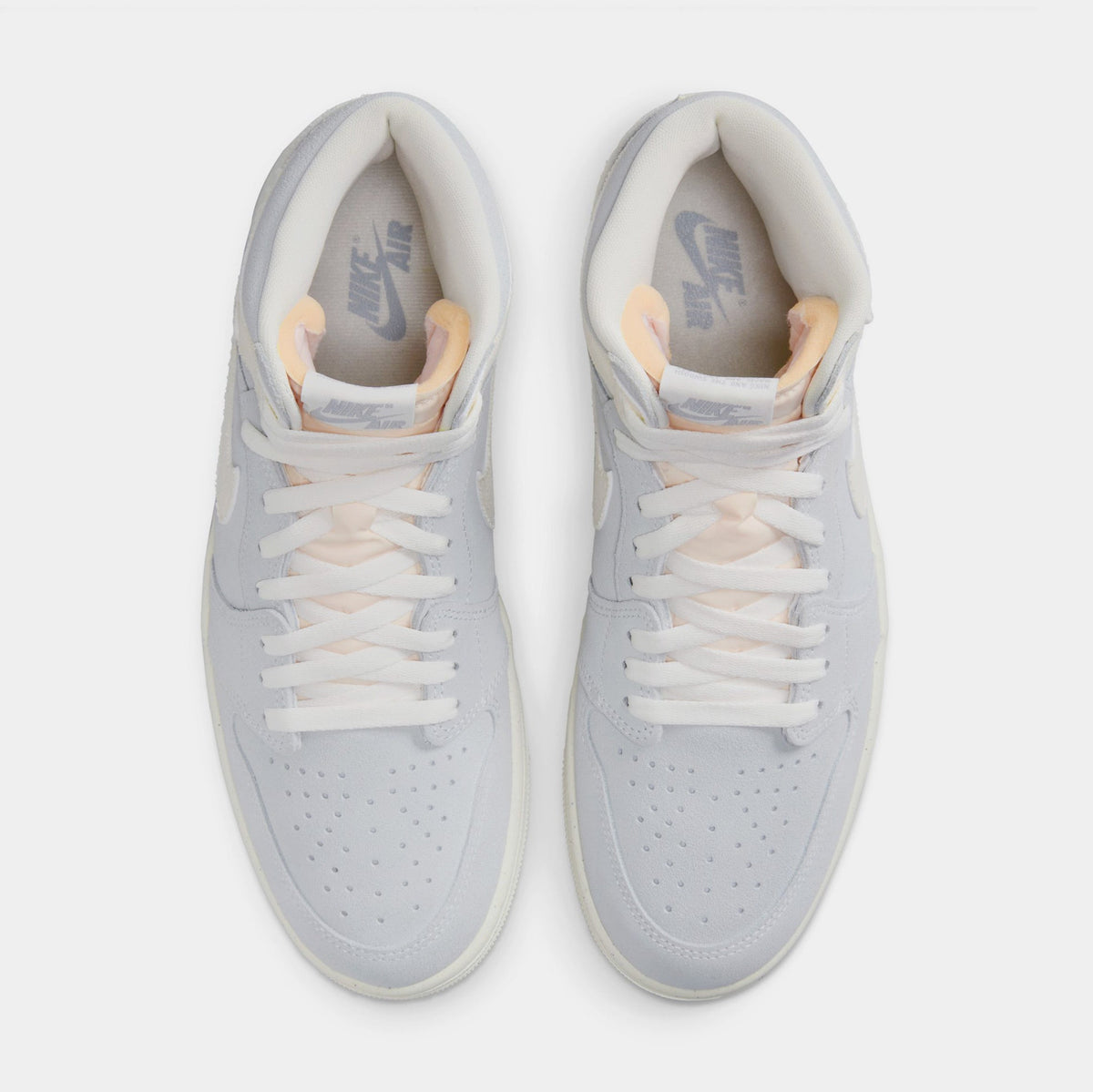 Exclusive Air Jordan 1 Retro High OG Craft Ivory Mens Lifestyle Shoes (Sea Glass/Pale Ivory) — 5 — Side View
