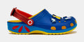 Exclusive Disney Snow White Classic Clog Preschool/Grade School Sandals (White/Blue/Red) — 11C — Front View