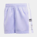 Exclusive Adibreak Womens Shorts (Purple/White) — XS — Front View