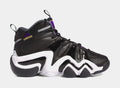 Exclusive Crazy 8 Grade School Basketball Shoes (Core Black/Regal Purple/Cloud White) — 3.5Y — Front View