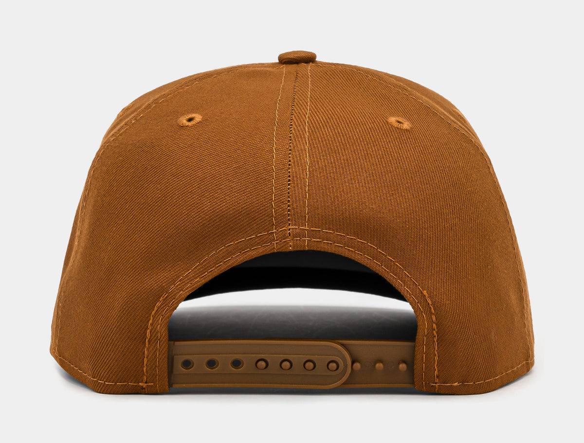 Exclusive Shoe Palace Exclusive Los Angeles Dodgers Upside 950AF Snapback Mens Hat (Brown) — OS — Side View
