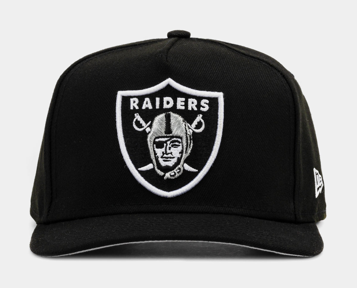 Exclusive Las Vegas Raiders 950AF Snapback Mens Hat (Black/White) — OS — Front View