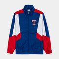 Exclusive Texas Rangers Sprinter Light Weight Mens Jacket (Blue/Red) — S — Front View