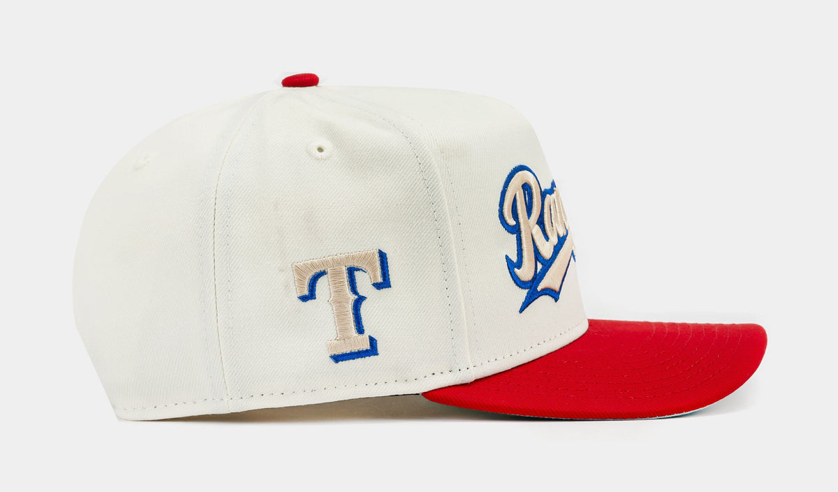 Exclusive Shoe Palace Exclusive Texas Rangers 950AF Snapback Mens Hat (Red/White) — OS — Side View