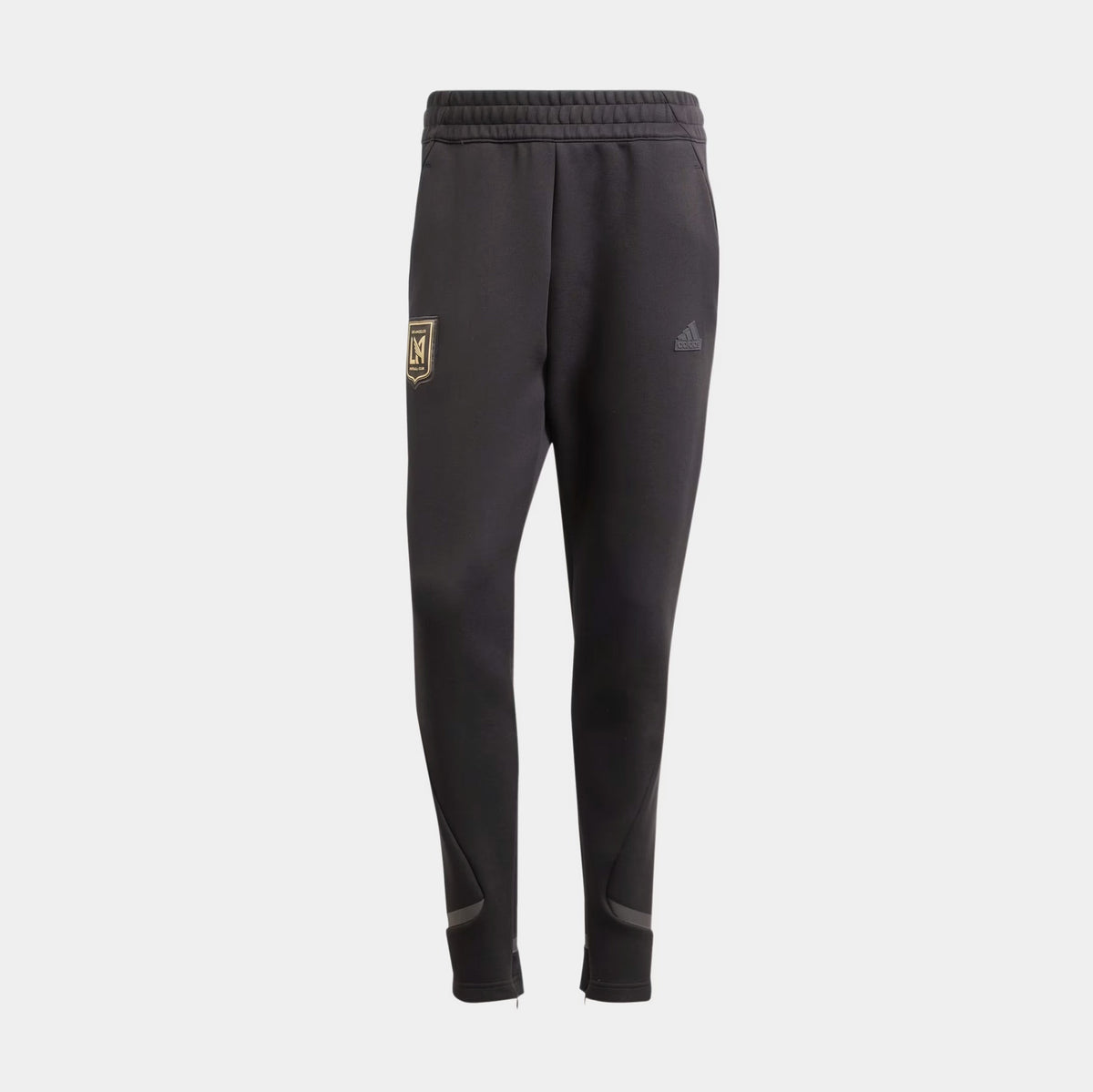Exclusive Los Angeles FC Designed For Gameday Travel Mens Pants (Black) — S — Front View
