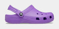 Exclusive Classic Clog Infant Toddler Sandals (Purple) — 4C — Front View