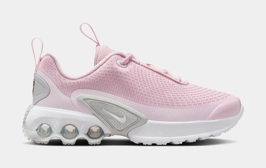 Exclusive Air Max DN Preschool Running Shoes (Pink Foam/White) — 8C — Front View