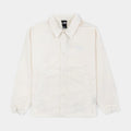 Exclusive TNF Easy Wind Coaches Mens Jacket (White) — S — Front View