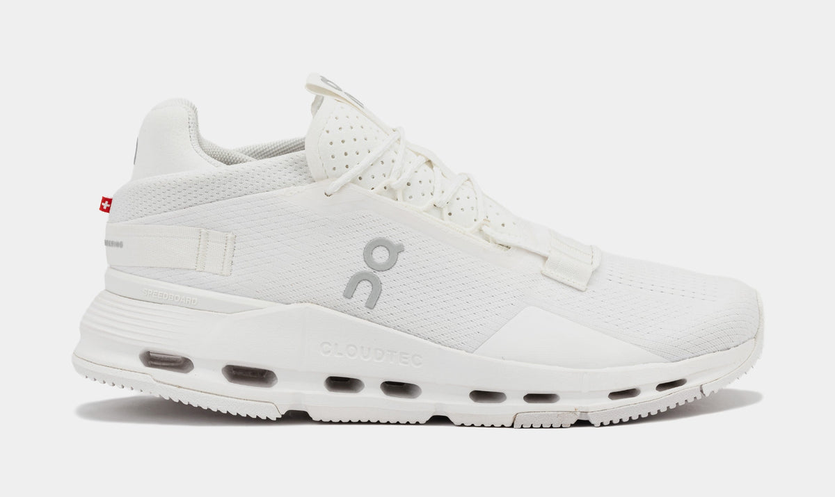Exclusive Cloudnova 2 Womens Running Shoes (White) — 5 — Front View