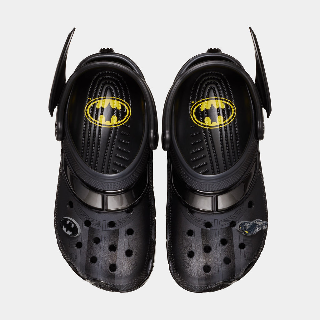 Exclusive Batman Batmobile Classic Clog Mens Sandals (Black) — 4 — Side View