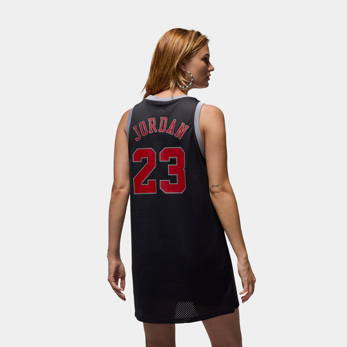 Exclusive NSW Heritage Womens Dress (Black/Red) — XS — Side View
