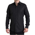 Dolce & Gabbana Black Cotton Dress Men's Shirt