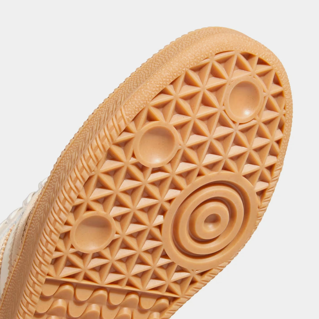 Exclusive Samba XLG Mens Lifestyle Shoes (White/Beige) — 4 — Back View