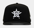 Exclusive Houston Astros 950AF Snapback Mens Hat (Black/White) — OS — Front View
