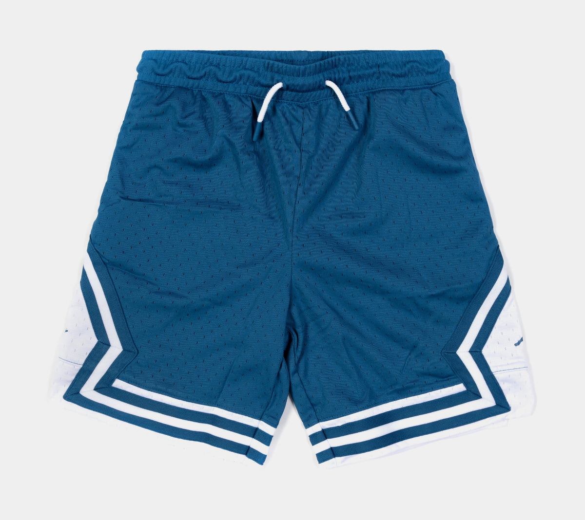 Exclusive JDB Air Diamond Dri Fit Mesh Grade School Shorts (Navy) — S — Front View