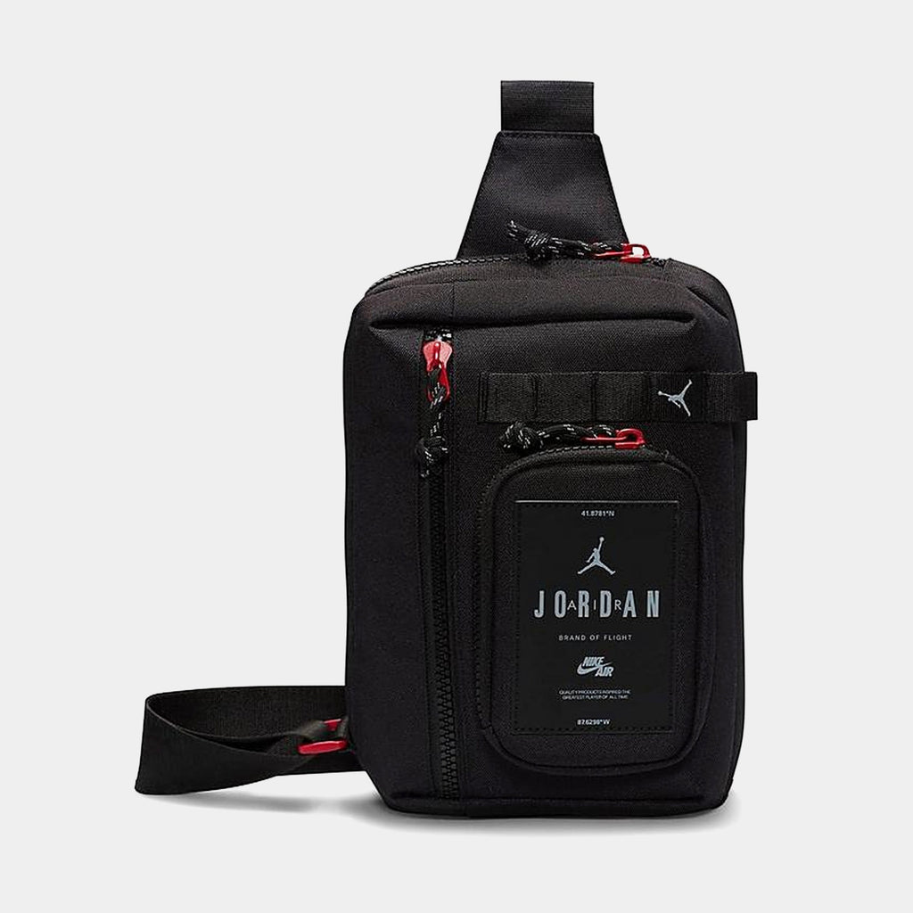 Exclusive Hesi Crossbody Mens Bag (Black) — OS — Front View