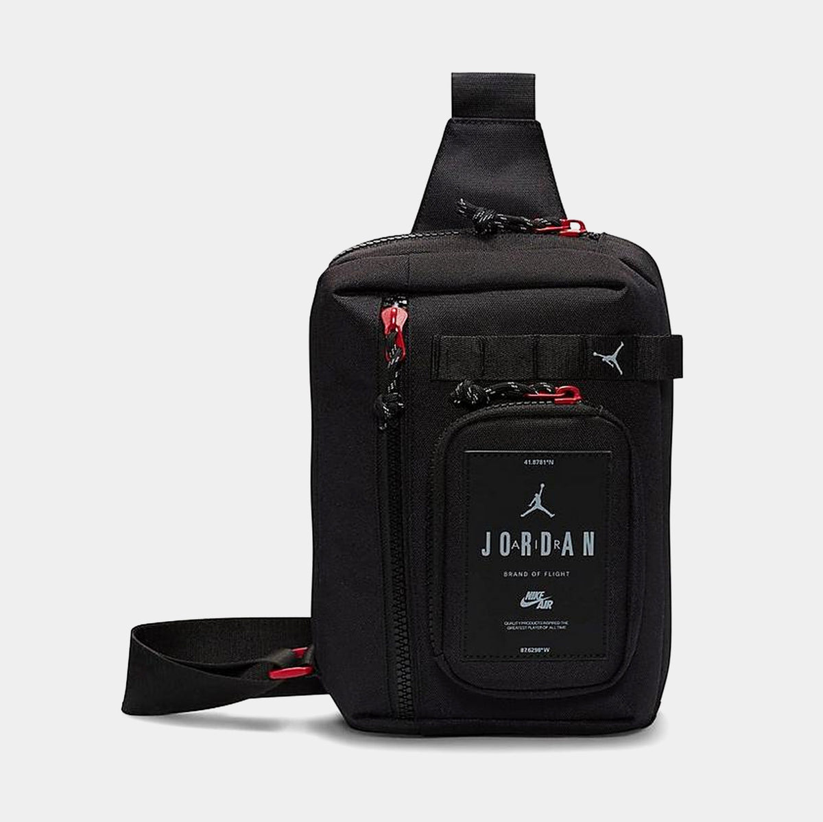 Exclusive Hesi Crossbody Mens Bag (Black) — OS — Front View
