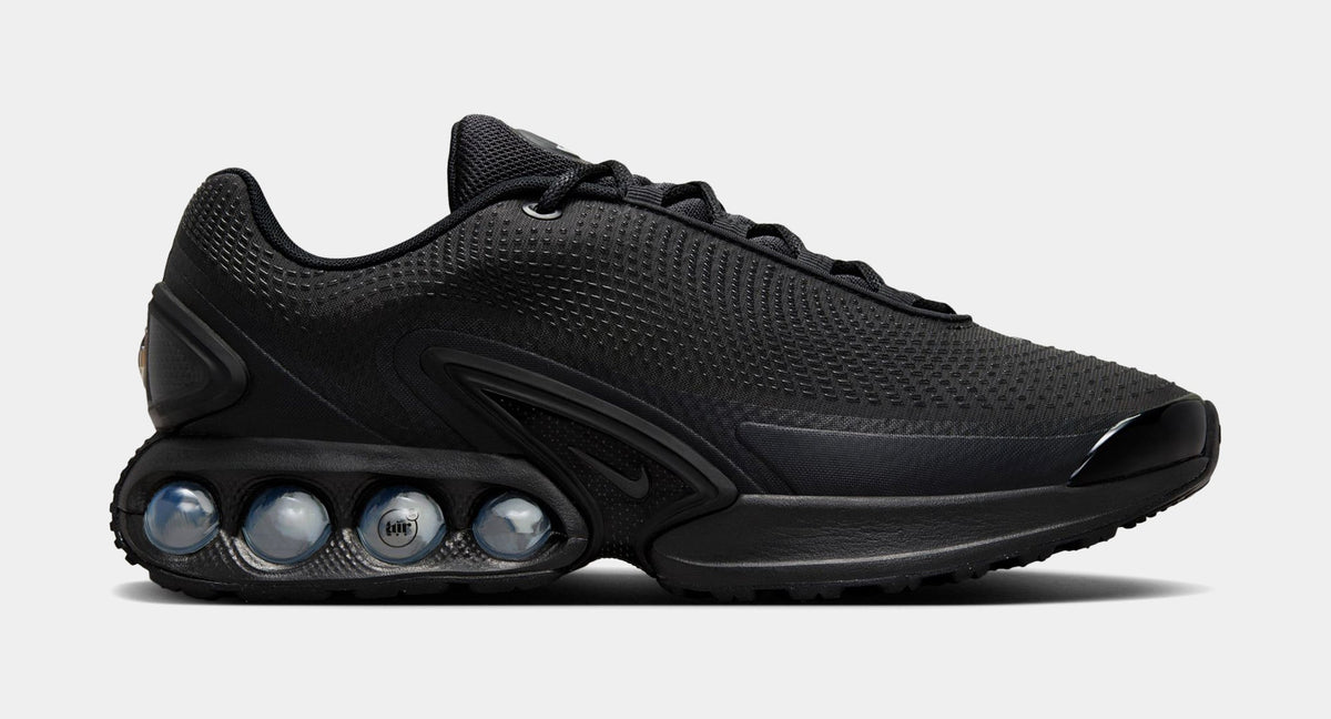 Exclusive Air Max DN Mens Running Shoes (Black/Metallic Dark Grey) — 6 — Front View
