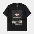 Exclusive NSW The Elements Mens Short Sleeve Shirt (Black) — S — Front View