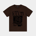 Exclusive Cult Culture Tour Mens Short Sleeve Shirt (Black/Brown) — S — Front View