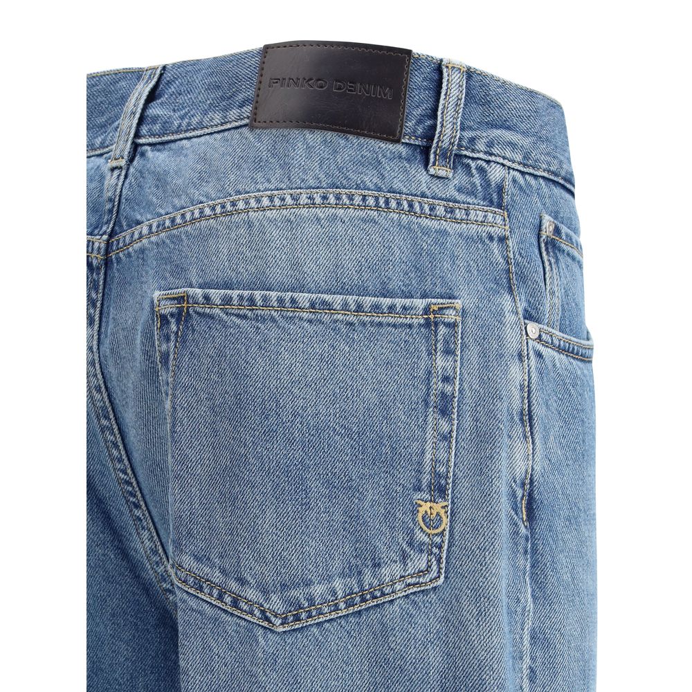 PINKO Blue Cotton Jeans Women's Denim